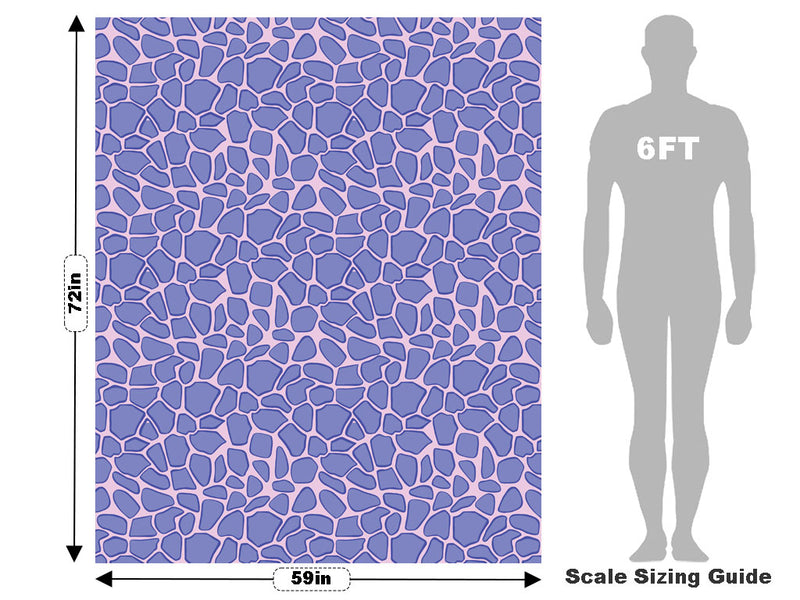 Purple Cobblestone Vehicle Wrap Scale~Rwraps Series 914 Purple Cobblestone Measurements~2