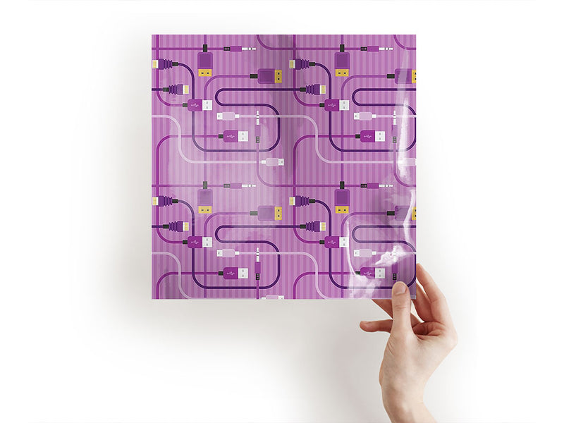 Purple Cords Technology Vinyl Wraps~Rwraps Series 914 Digitally Printed Vinyl Wrap~1