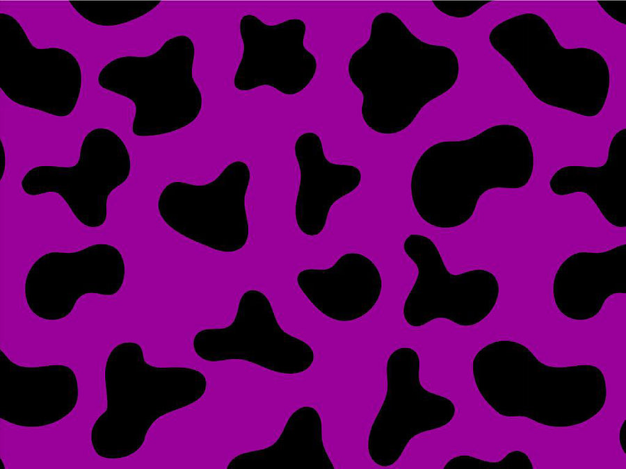 Purple Cow Vinyl Wrap Pattern~Rwraps Series 914 Digitally Printed Vinyl Wrap~0
