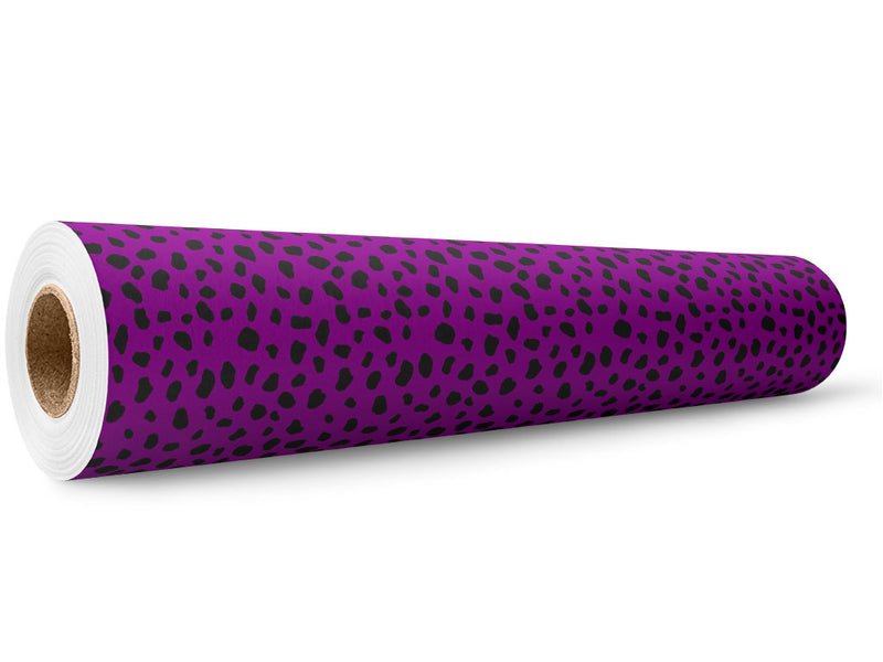 Purple Dalmation Wrap Film Wholesale Roll~Rwraps Series 914 Digitally Printed Vinyl Roll~6