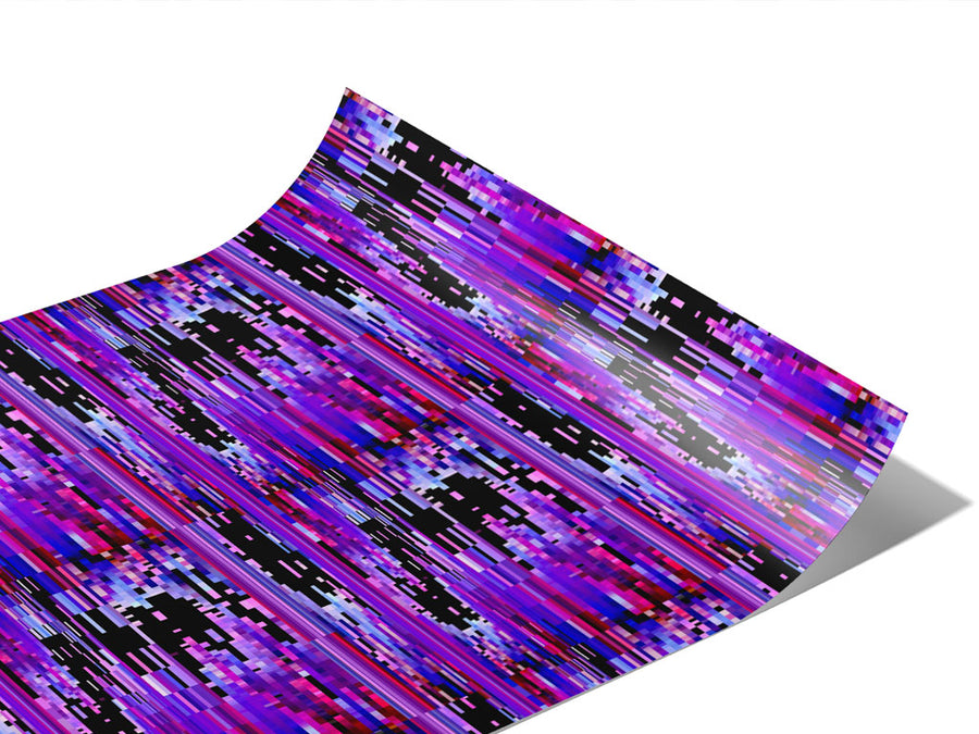 Purple Distortion Technology Vinyl Wraps~Rwraps Series 914 Digitally Printed Vinyl Wrap~1