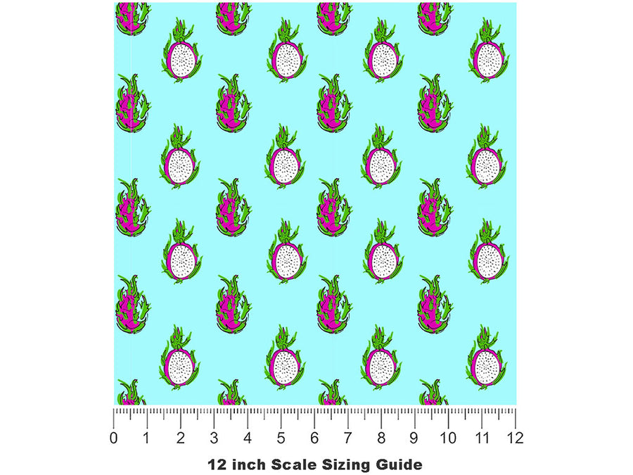 Purple Haze Fruit Vinyl Film Pattern Size 12 inch Scale~Rwraps Purple Haze Fruit Sizing Chart~2