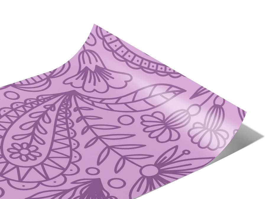 Purple Haze Paisley Vinyl Wraps~Rwraps Series 914 Digitally Printed Vinyl Wrap~0