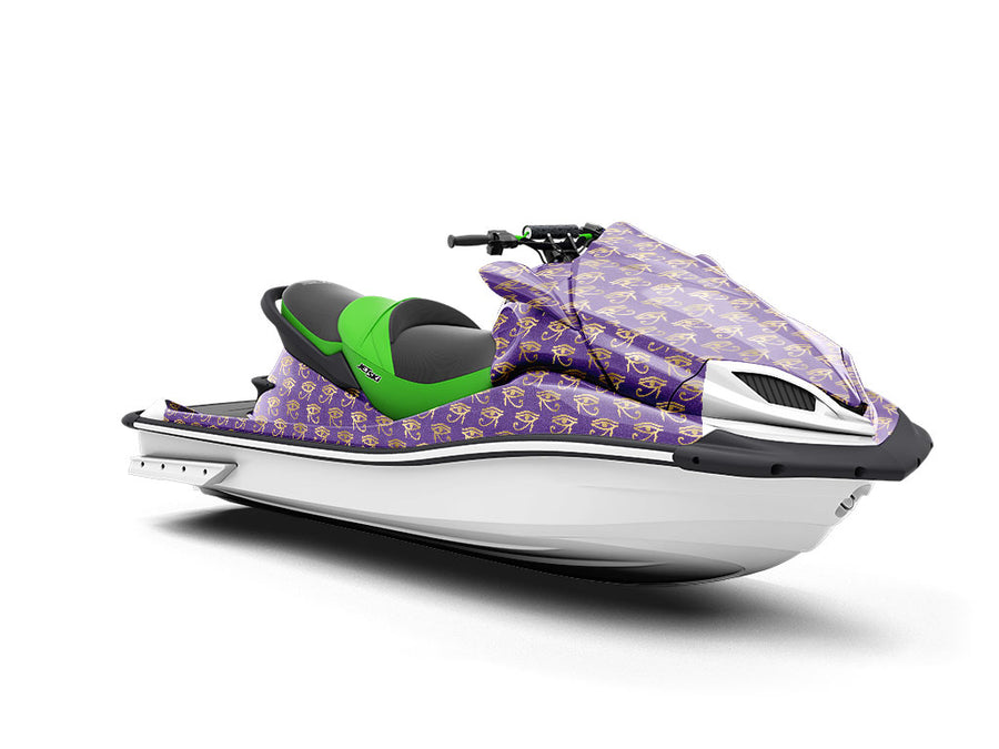 Purple Horace Egyptian Jet Ski Vinyl Customized Wrap