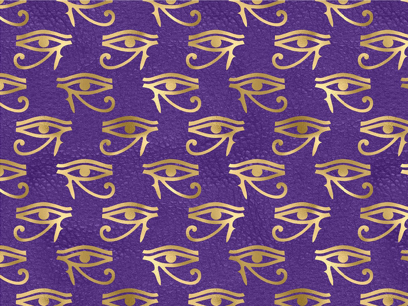 Purple Horace Egyptian Vinyl Wrap Pattern~Rwraps Series 914 Digitally Printed Vinyl Wrap~0