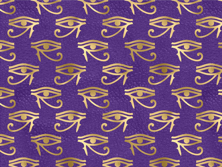 Purple Horace Egyptian Vinyl Wrap Pattern~Rwraps Series 914 Digitally Printed Vinyl Wrap~0