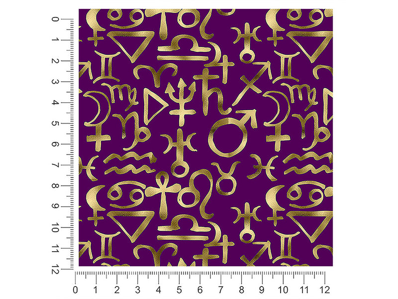 purple horoscopes astrology 1ft x 1ft Craft Sheets
