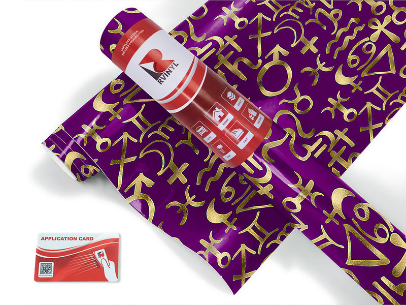 purple horoscopes astrology Craft Vinyl Roll