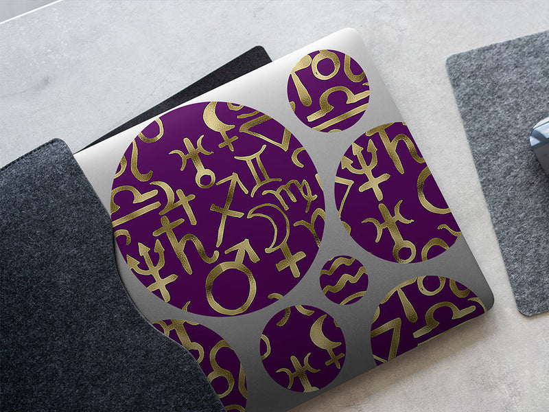 purple horoscopes astrology DIY Laptop Stickers