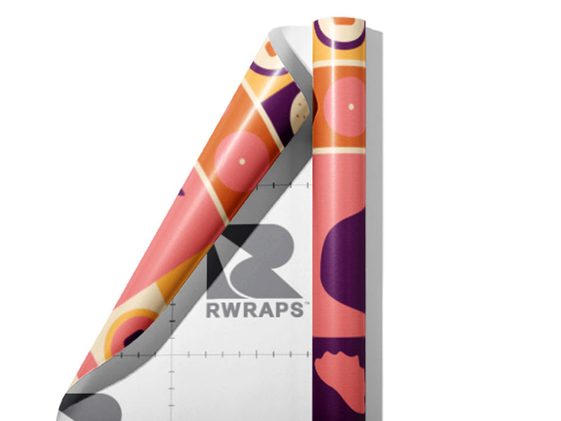 Purple Menu Food Wrap Film Sheets~Rwraps Series 914 Purple Menu Food Scrolled Sheet~3