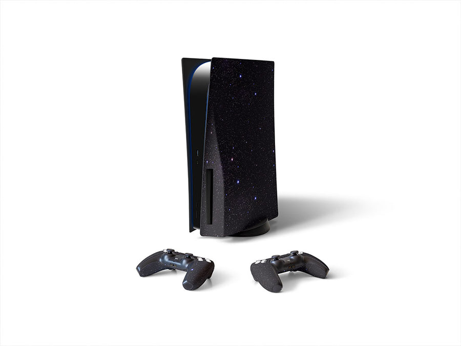 purple night science fiction Sony PS5 DIY Skin