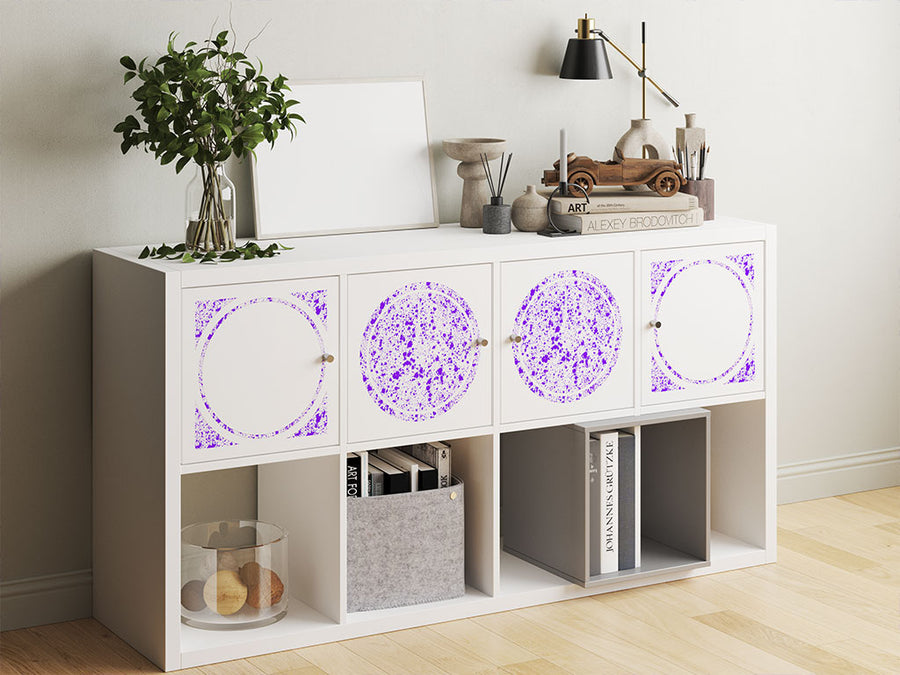 purple overload paint splatter DIY Furniture Stickers