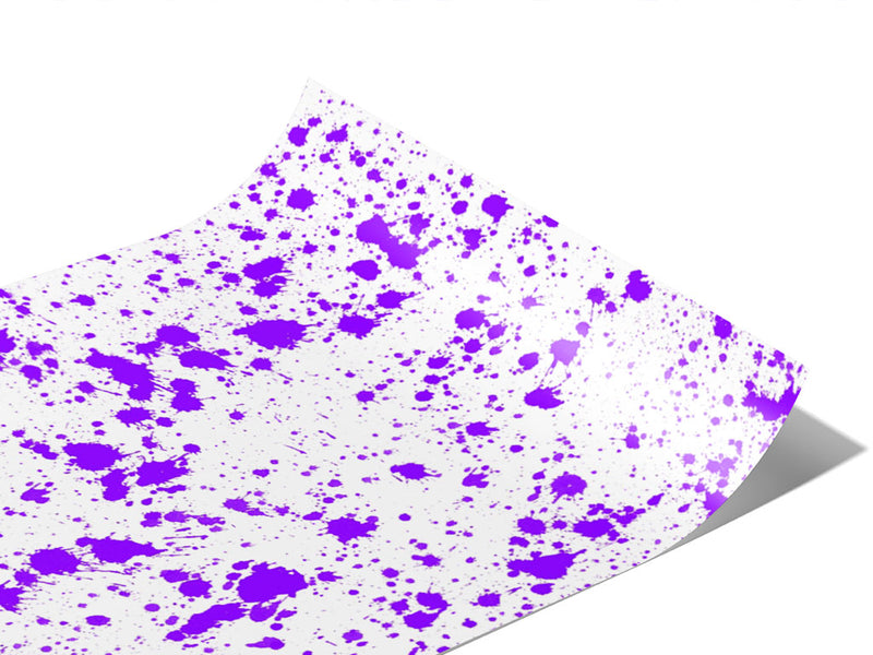 Purple Overload Paint Splatter Vinyl Wraps~Rwraps Series 914 Digitally Printed Vinyl Wrap~0