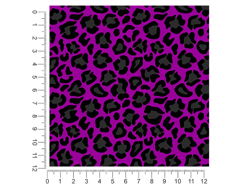 purple panther animal print 1ft x 1ft Craft Sheets