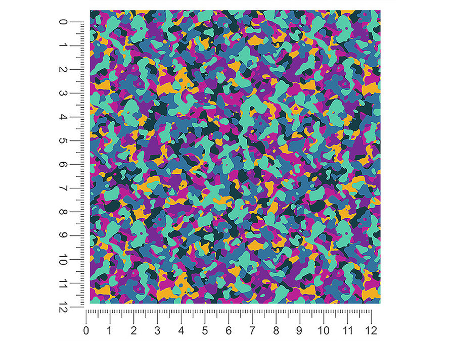 purple shower camouflage 1ft x 1ft Craft Sheets