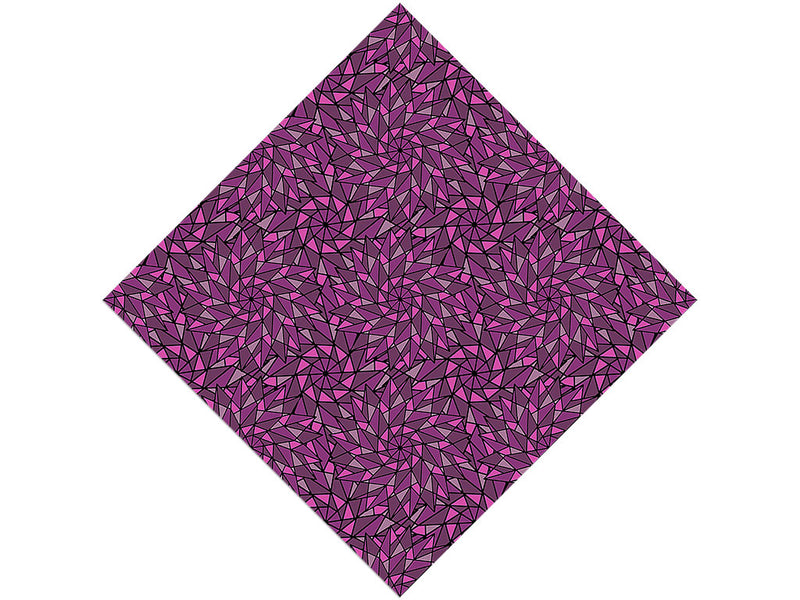 Purple Star Stained Glass Vinyl Wrap Pattern