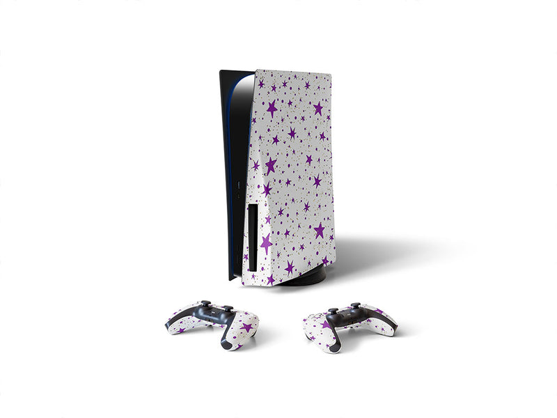 purple starlight astrology Sony PS5 DIY Skin