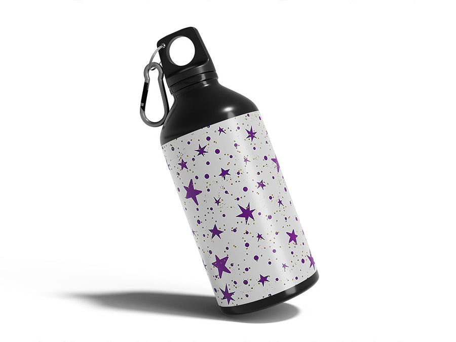 purple starlight astrology Water Bottle DIY Stickers