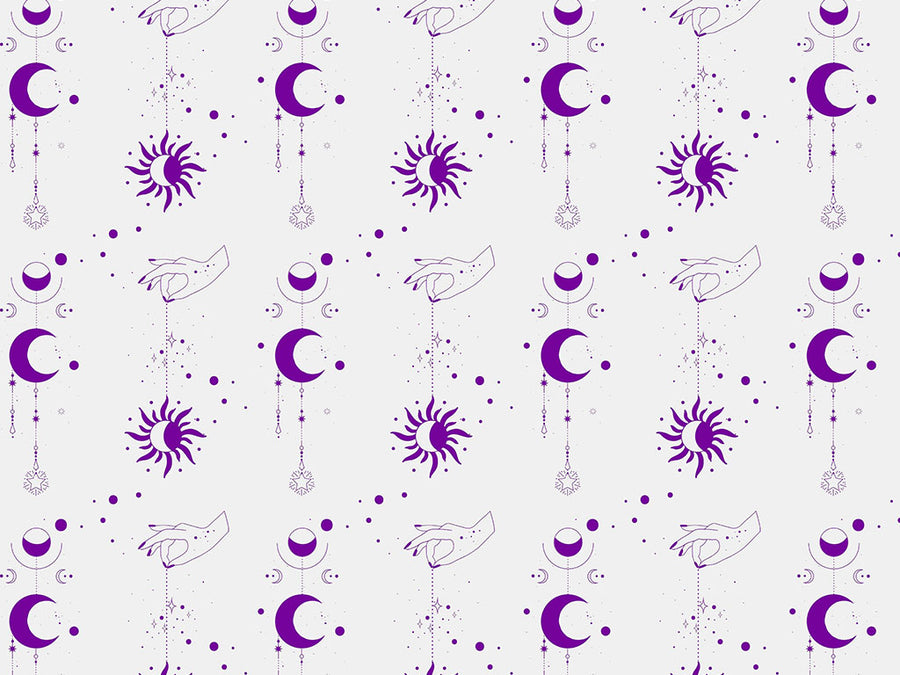 Purple Suns Astrology Vinyl Wrap Pattern~Rwraps Series 914 Digitally Printed Vinyl Wrap~0