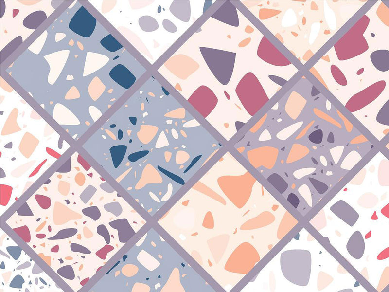 Purple Tile Vinyl Wrap Pattern~Rwraps Series 914 Digitally Printed Vinyl Wrap~0