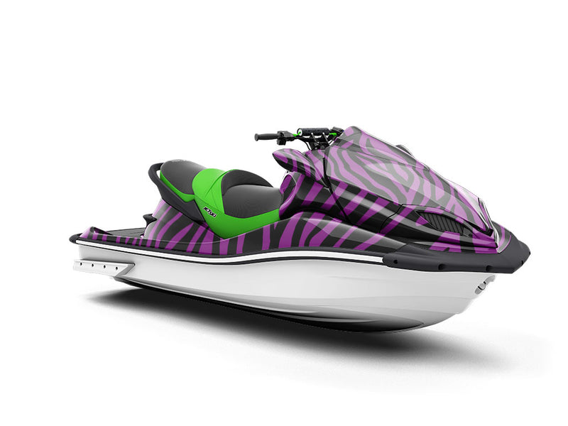 Purple Zebra Jet Ski Vinyl Customized Wrap