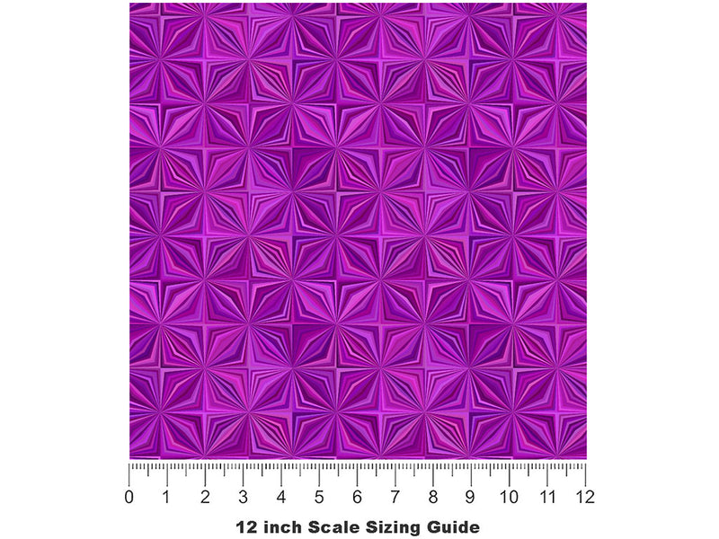 Purpureus Compass Mosaic Vinyl Film Pattern Size 12 inch Scale~Rwraps Purpureus Compass Mosaic Sizing Chart~2