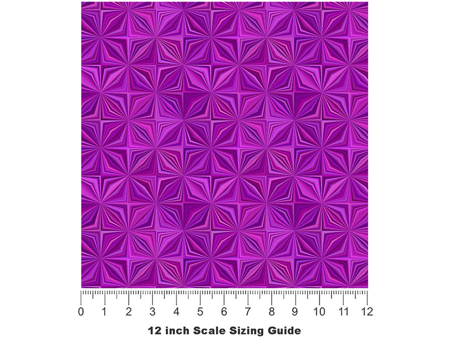 Purpureus Compass Mosaic Vinyl Film Pattern Size 12 inch Scale~Rwraps Purpureus Compass Mosaic Sizing Chart~2