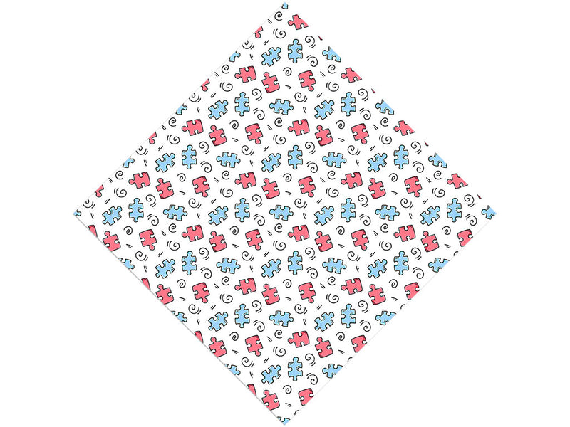 Puzzle Pastels Hobby Vinyl Wrap Pattern