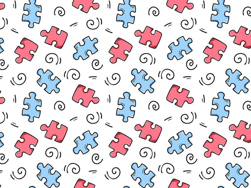 Puzzle Pastels Hobby Vinyl Wrap Pattern~Rwraps Series 914 Digitally Printed Vinyl Wrap~0
