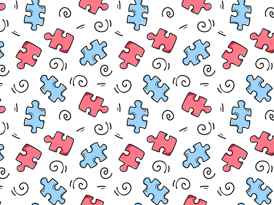 Puzzle Pastels Hobby Vinyl Wrap Pattern~Rwraps Series 914 Digitally Printed Vinyl Wrap~0