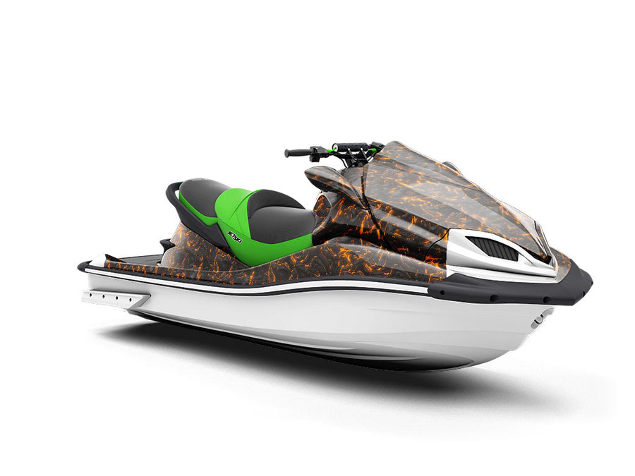 Pyroclastic Flow Lava Jet Ski Vinyl Customized Wrap