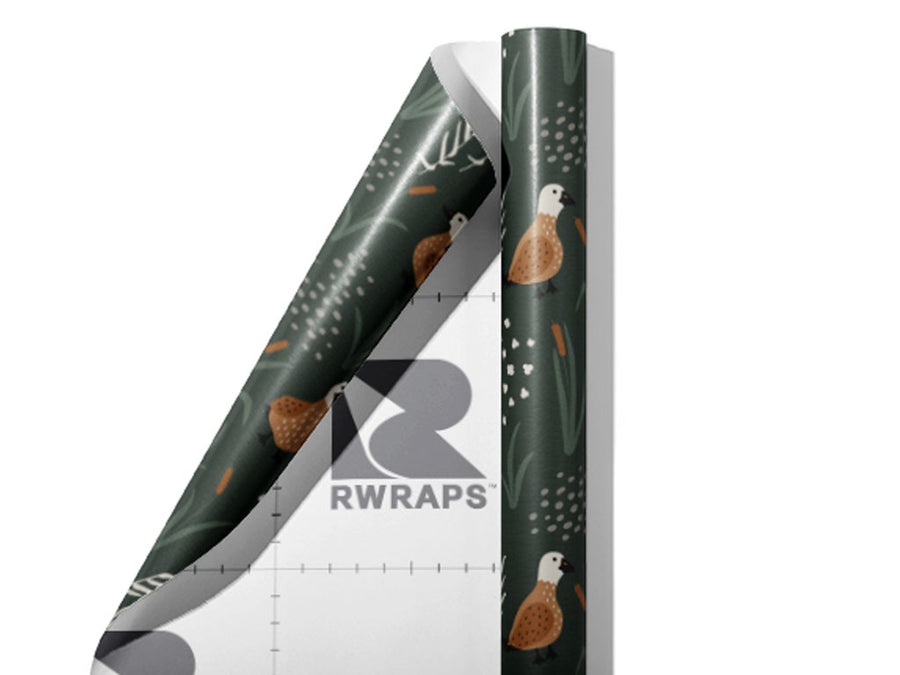 Quack Attack Birds Wrap Film Sheets~Rwraps Series 914 Quack Attack Birds Scrolled Sheet~3