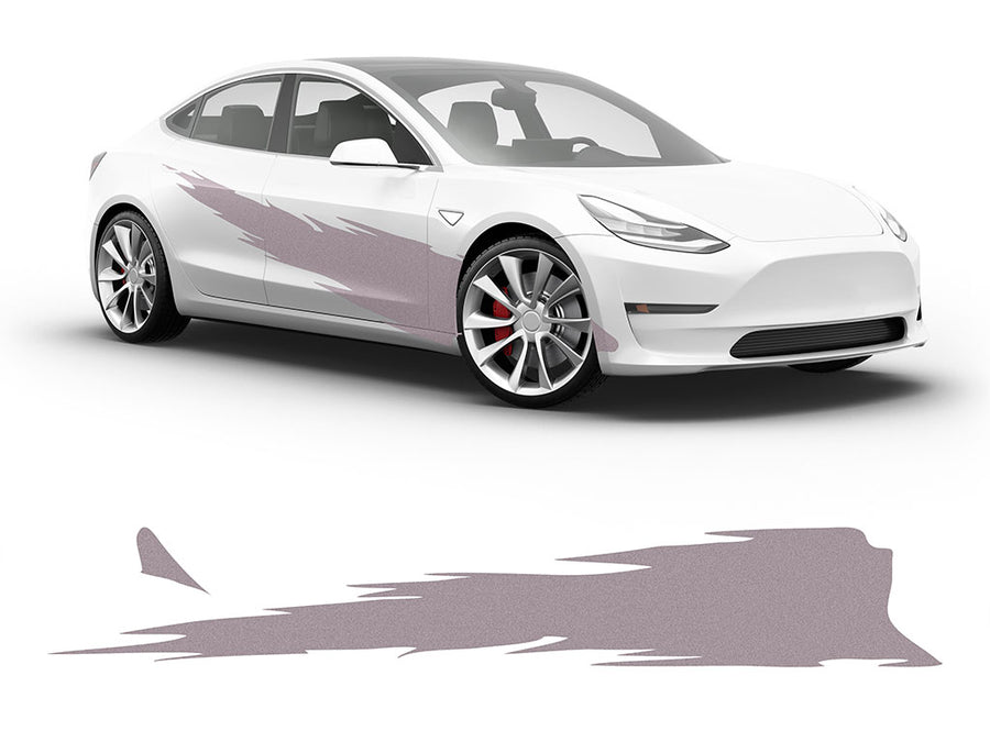 3M Silver R Tear Body Graphic~Full Side Auto Decal Kit~0