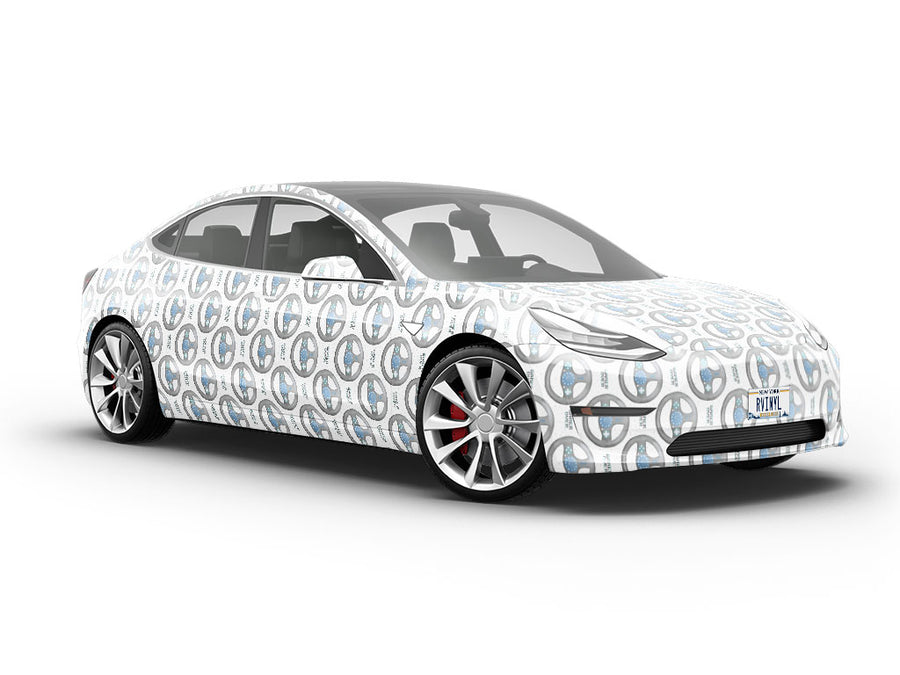 Race Finish Gaming Vehicle Vinyl Wrap
