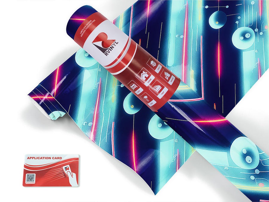 racing neurons science fiction Craft Vinyl Roll