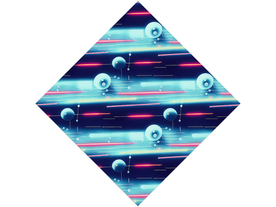 Racing Neurons Science Fiction Vinyl Wrap Pattern