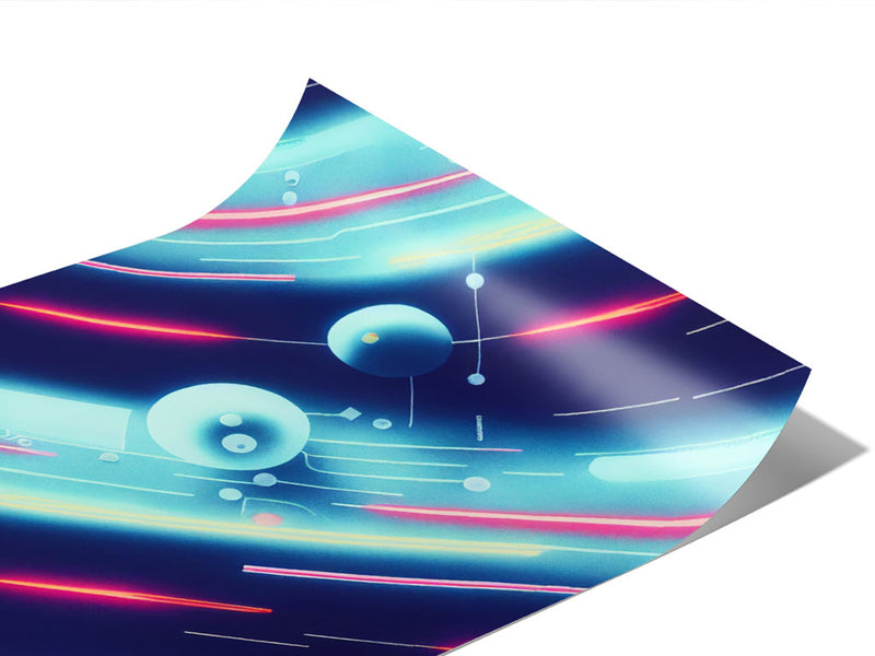 Racing Neurons Science Fiction Vinyl Wraps~Rwraps Series 914 Digitally Printed Vinyl Wrap~0