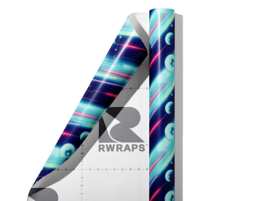 Racing Neurons Science Fiction Wrap Film Sheets~Rwraps Series 914 Racing Neurons Science Fiction Scrolled Sheet~3