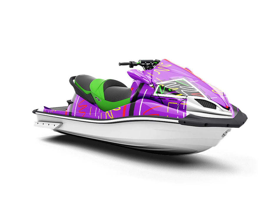 Radical Renovations Abstract Jet Ski Vinyl Customized Wrap