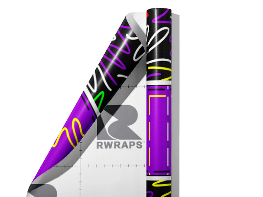 Radical Renovations Abstract Wrap Film Sheets~Rwraps Series 914 Radical Renovations Abstract Scrolled Sheet~3