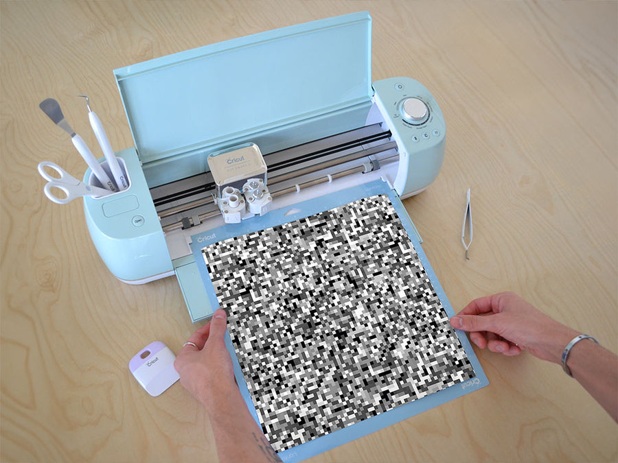 radio fuzz pixel Cricut Compatible Vinyl