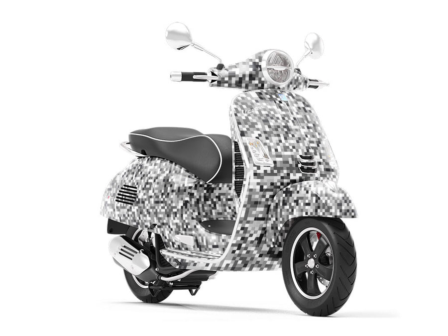 Radio Fuzz Pixel Vespa Scooter Wrap Film