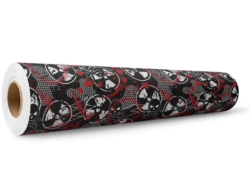 Radioactive Red Graffiti Wrap Film Wholesale Roll~Rwraps Series 914 Digitally Printed Vinyl Roll~5