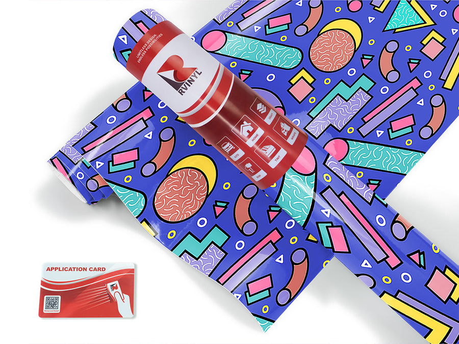 radiorama abstract geometric Craft Vinyl Roll