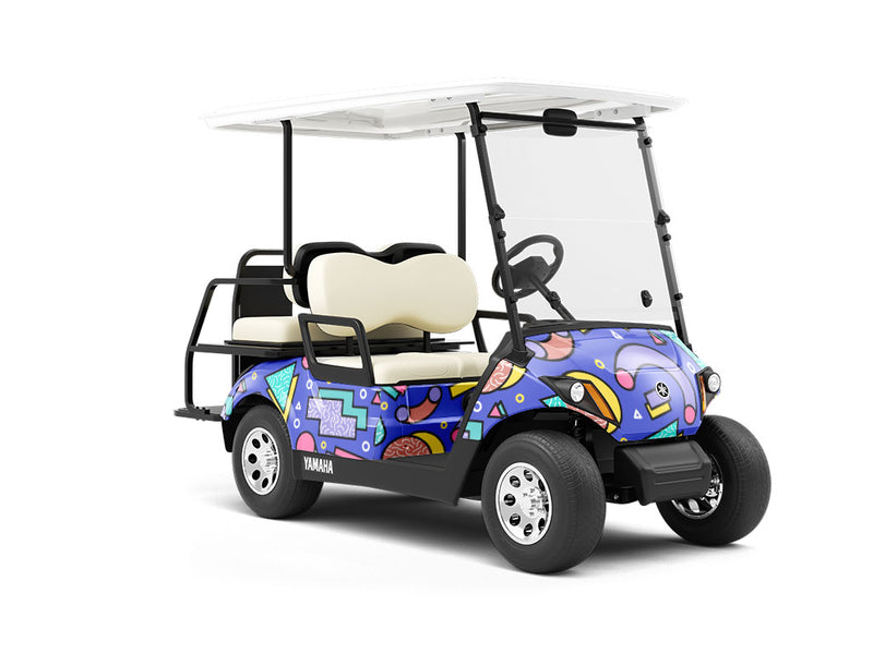 Radiorama Abstract Wrapped Golf Cart