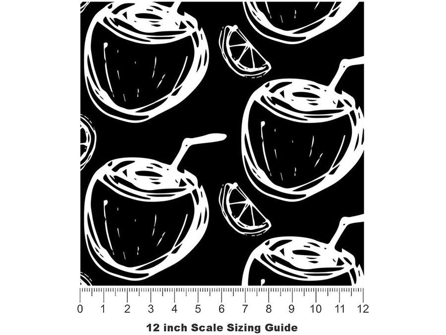 Rain Caught Alcohol Vinyl Film Pattern Size 12 inch Scale~Rwraps Rain Caught Alcohol Sizing Chart~2