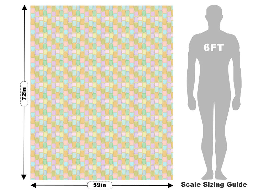 Rainbow Blocks Tile Vehicle Wrap Scale~Rwraps Series 914 Rainbow Blocks Tile Measurements~2