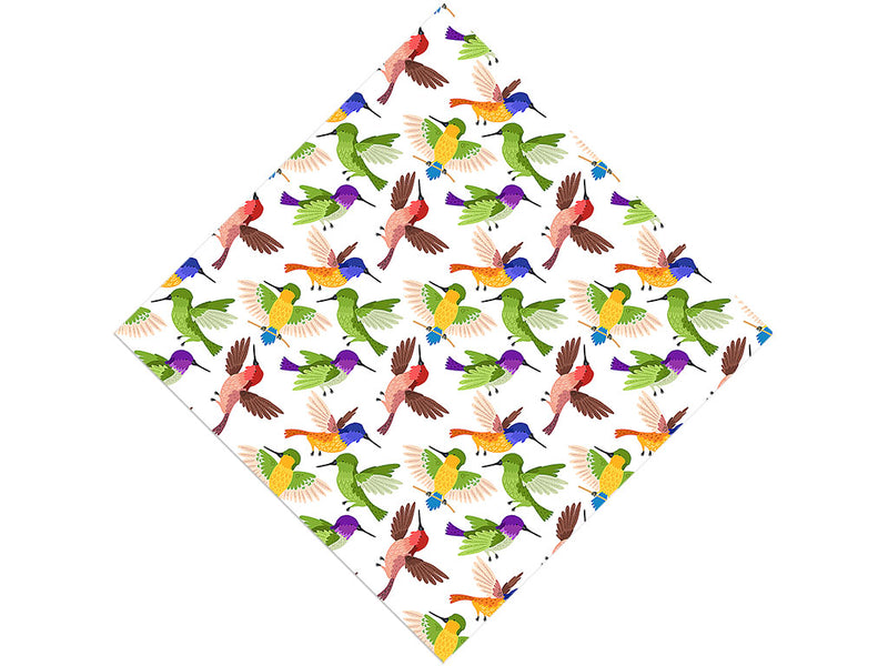 Rainbow Family Birds Vinyl Wrap Pattern