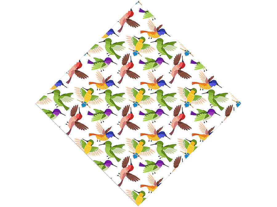 Rainbow Family Birds Vinyl Wrap Pattern