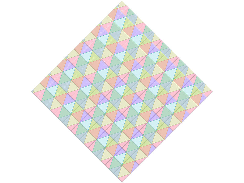 Rainbow Triangles Tile Vinyl Wrap Pattern